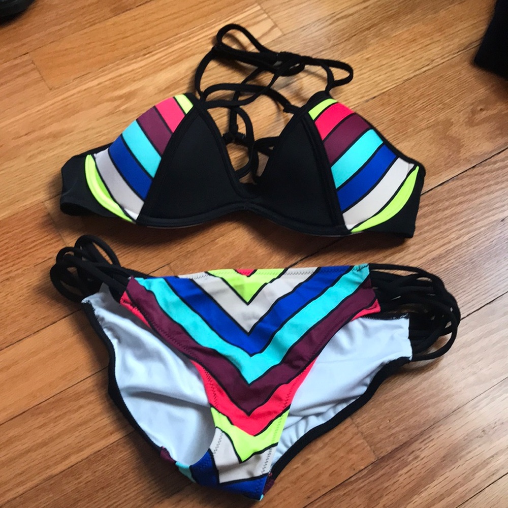 Pink swimsuit